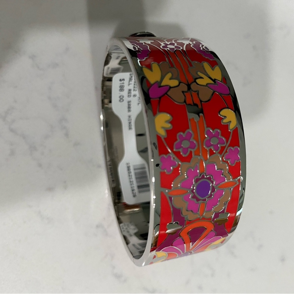 Johnny Was Red Saba Hinged Bracelet - Picture 3 of 9